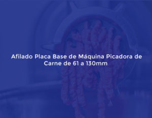 Afilado Placa Base de Máquina Picadora de Carne de 61 a 130mm