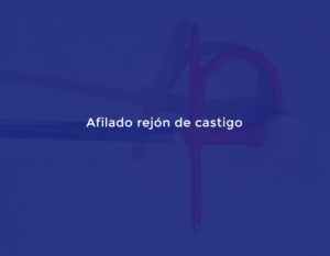 Afilado rejón de castigo