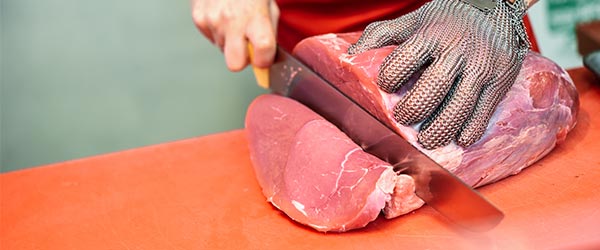 afilado cuchillo carniceria